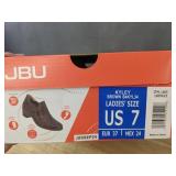 JBU Kylie Brown Ladies Shoes Size 7 US - Brand New