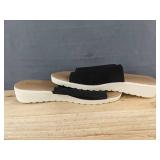 Kensie Ellie Black Slide Sandals US 8 Ladies - New