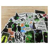 55 Wicked Musical Vinyl Stickers - Brand New