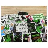 55 Wicked Musical Vinyl Stickers - Brand New
