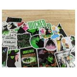55 Wicked Musical Vinyl Stickers - Brand New