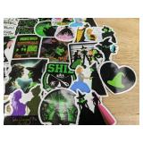 55 Wicked Musical Vinyl Stickers - Brand New