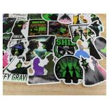 55 Wicked Musical Vinyl Stickers - Brand New