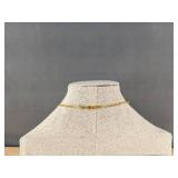 Hasumm 18K Gold Plated Double Layered Necklace - Brand New