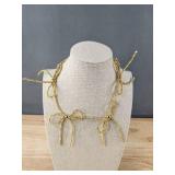 3 Fashion Jewelry Necklaces: Bow, Heart, Butterfly - Brand New