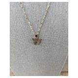 3 Fashion Jewelry Necklaces: Bow, Heart, Butterfly - Brand New