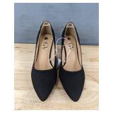 Gloria Vanderbilt Marilyn Black Heels Size 10 - Brand New