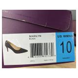 Gloria Vanderbilt Marilyn Black Heels Size 10 - Brand New