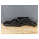 32 Degrees Cool Unisex Cushion Slide Sandals Black Size Large - Brand New
