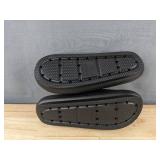 32 Degrees Cool Unisex Cushion Slide Sandals Black Size Large - Brand New