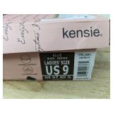Kensie Ellie Black Slide Sandals US 9 - Brand New
