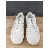 Tretorn Womens Serve Sneakers White/Grey Size 8.5