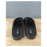32 Degrees Cool Unisex Cushion Slide Sandals Black Size Medium - Brand New