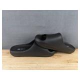 32 Degrees Cool Unisex Cushion Slide Sandals Black Size Medium - Brand New