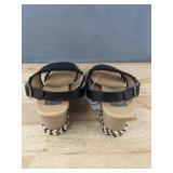 Dolce Vita Esmaya Black Wedge Sandals US 8 - Brand New