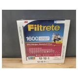 4 3M Filtrete 1600 Ultra Allergen 12x12x1 Air Filters - Brand New