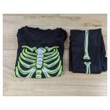 DreamLife Unisex Skeleton Sleepwear Set Size 8 - New