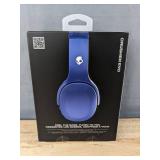 Skullcandy Crusher Evo Wireless Bluetooth Headphones with Adjustable Sensory Bass, Built-In Tile Technology, Midnight Blue $99 Retail - Brand New