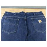2 Pair Carhartt Mens Jeans Size 40x34 *Z