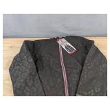 Free Country Girls Softshell Jacket M 7/8 Black Leopard Print - Brand New