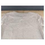 Rafaella V-Neck Top Oatmeal Heather Women