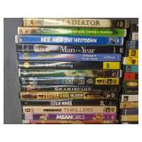 120 Movie and TV DVDs