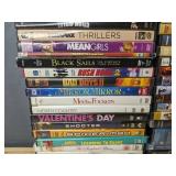 120 Movie and TV DVDs