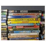120 Movie and TV DVDs