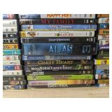 120 Movie and TV DVDs