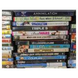 120 Movie and TV DVDs