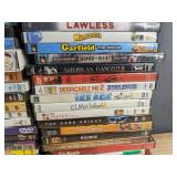120 Movie and TV DVDs