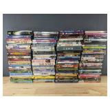 114 Mixed DVDs: Movies, TV Shows, Animated, Family