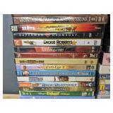 114 Mixed DVDs: Movies, TV Shows, Animated, Family