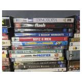 114 Mixed DVDs: Movies, TV Shows, Animated, Family