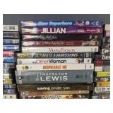 114 Mixed DVDs: Movies, TV Shows, Animated, Family
