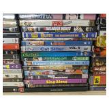 122 DVDs: Movies, TV Shows, and Specials