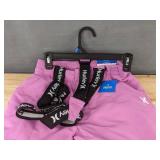 Hurley Girls Snow Pant Large 10/12 Purple - Brand New