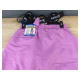 Hurley Girls Snow Pant Large 10/12 Purple - Brand New