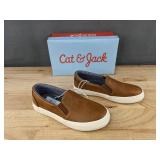 Cat & Jack Colby Boys Brown Sneakers Size 1 - Brand New