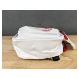 Hello Kitty Faux Leather Backpack and Coin Purse, White - Brand New