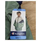 Champion Boys Windbreaker Jacket Size S (6/7) $80 Retail - Brand New