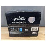 40 Goodnites Nighttime Underwear XXL 120-165 lbs - Brand New
