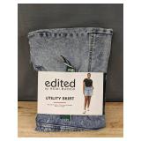 Edited by Remi Bader Utility Skirt 18W Light Wash Denim - Brand New