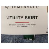 Edited by Remi Bader Utility Skirt 18W Light Wash Denim - Brand New