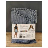 Edited by Remi Bader Utility Skirt 18W Light Wash Denim - Brand New