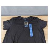 GAP Black V-Neck Tee Large $35 Retail - Brand New