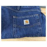 3 Pairs Carhartt Jeans 48x32 Denim Work Pants *Z