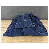 3 Pairs Carhartt Jeans Size 34x32 Denim Work Pants *Z