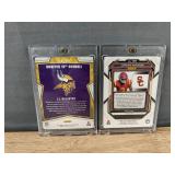 JJ McCarthy Draft Class & Jordan Addison Minnesota Vikings NFL Prizm Rookie Cards