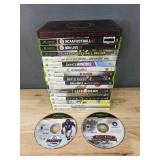 19 XBOX Video Games - 6 Xbox, 1 Xbox One, and 12 XBOX 360 *C